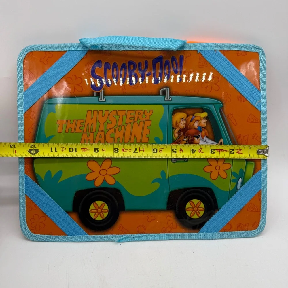 Scooby-Doo Travel Lap Desk Mystery Machine Orange Blue Activity Station Rare